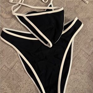 Abercrombie & Fitch Black and White Bikini